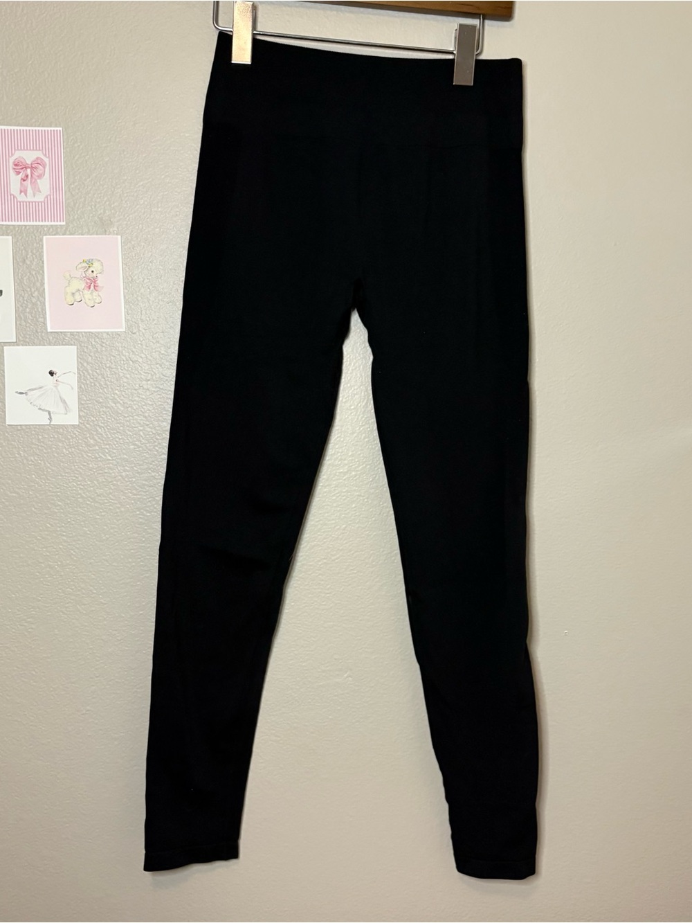 Aurola black seamless leggings women’s workout casual gymrat athletic white logo